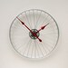 Clock made from a Recycled Bike Wheel