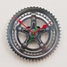 Clock made from a recycled Bike crank