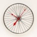 Clock made from a Recycled Bike Wheel