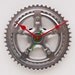 recycled Bike crank clock