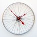 Recycled Bike Wheel clock