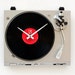 Recycled Technics Turntable Clock