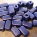 New Sale..COBALT BLUE Greek Ceramic Beads Square Barrel 6x10mm (10)
