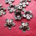 25pcs 22mm ANTIQUE BRONZE FILIGREE FLEXIBLE BEADS CAPS CA042