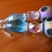 Winter Sea - Blue Glass Beaded Sterling Silver Earrings