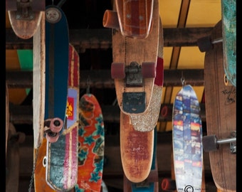 Skateboards Photograph--Movin' On--5x5 Fine Art