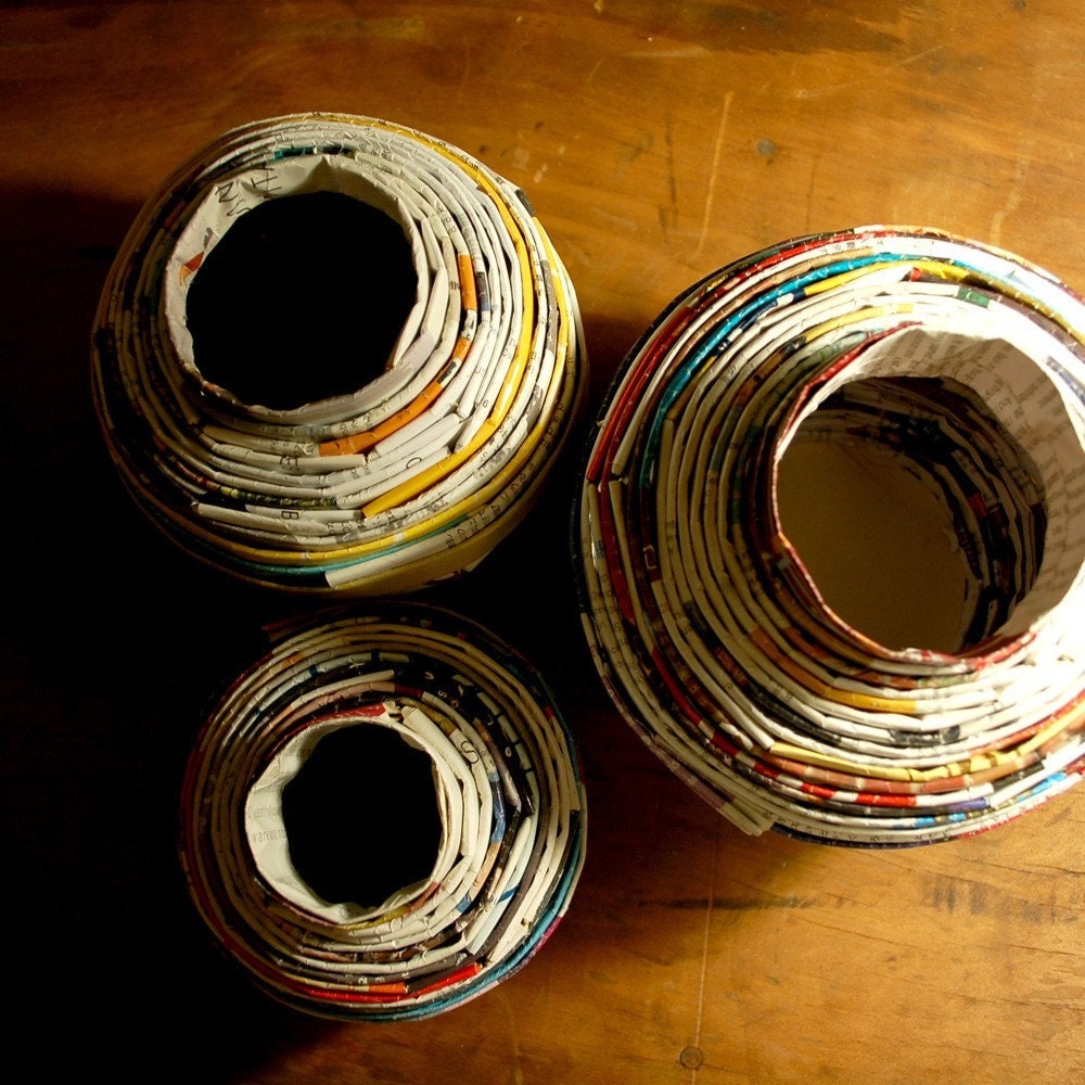 Recycled Paper Vase / Watertight