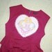 SALE magenta barbie peplum dress