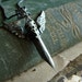 Literary Sword No.2 - Vintage Fountain Nib and Filigree Necklace