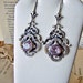 Changable Nature - Earrings Antiqued Alexandrite Victorian Jewel Dangles