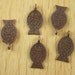 10 copper fish charms 1 inch F-9