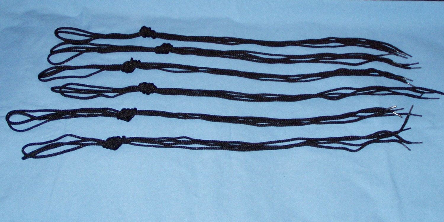 60 inch black shoelaces
