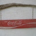 Coca Cola vintage rustic primitive cottage porch wood Wall Hanging Driftwood salvaged decor