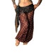 Gypsy Carnival belly dance Harem Pants. sexy sheer polka dots. Pink and Chocolate brown. Turkish Floorwork