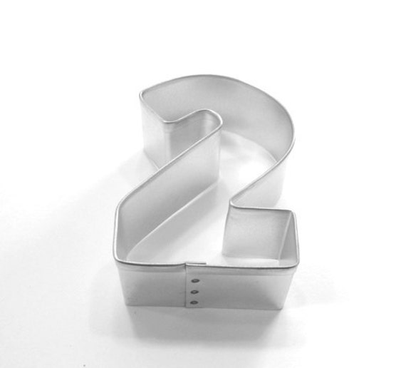 Number 2 Cookie Cutter by CookieCutterGuy on Etsy