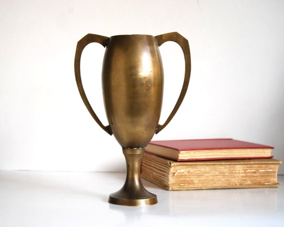 vintage  brass from Vase Vintage India Cup Brass Loving Handmade Trophy cup