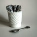 Vintage Souvenir Spoons Demitasse Spoons w/ States, Vintage Hobnail Milk Glass Toothpick Holder
