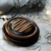 Vintage Button Necklace Badlands Brown Black Jewelry Pendant Necklace