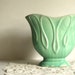 Vintage Brush McCoy Seafoam Green Vase or Planter, No. 735
