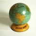Vintage Globe 1920s Tin Globe Bank by J. Chein & Co.