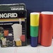 Vintage Pitcher Cups Set Ingrid Red Plastic Picnic Box