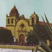 Vintage Mission San Carlos Borromeo - 1943 Southern Pacific Lines Colored Print