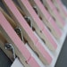 Set of 6 Shabby Cottage Chic Pink ClothesPin Clips