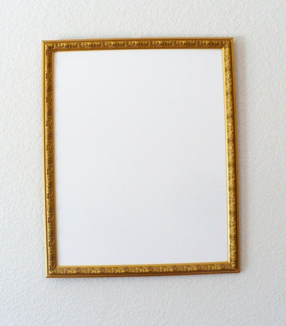 LARGE Gold FRAMED WHITEBOARD Dry Erase Board Message