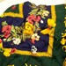 Vintage Nicole Beauvon Ladybug Silk Scarf
