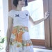 Tiered Skirt with Tassle Sash - 2 sizes (M and L)