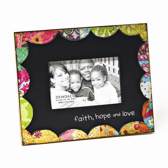 Faith Hope Love Picture Frame