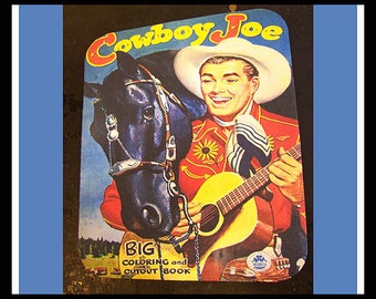 retro cowboy mouse pad vintage 1950's rockabilly country western kitsch