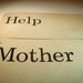 Vintage School Flash Cards Help Mother Card Group 1950s Flash Card