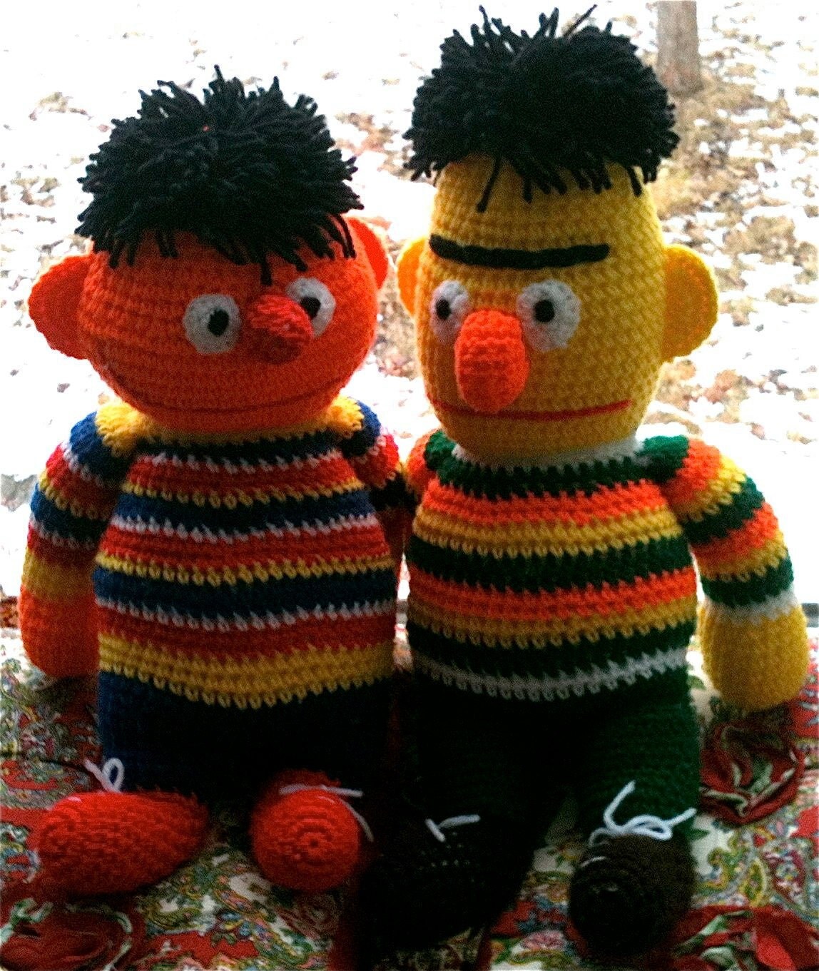 vintage bert and ernie dolls