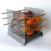 Modern Fruit Bowl - 'Apples and Oranges' series - No.2 - welded mild steel and galvanized steel
