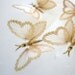 B124 Gold x 12 3D Butterflies for use in Weddings, Decorations and Crafting