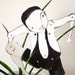 Readymade Mankini Man - Articulated paper doll