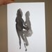 And They Were In Love ACEO 01 - Original painting - ACEO / ATC