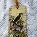 Sweet Songbird HANDMADE Altered Tag OOAK