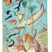 Ocean Animals Antique French Dictionary Book Page Print 1908 Larousse