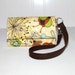 Wild Flowers on Yellow LITTLE TECH Cell Phone Wallet, iPhone Wristlet Case for Smart Phones
