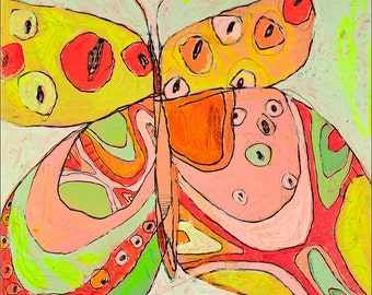 Jennifer Mercede abstract print 'Candy'