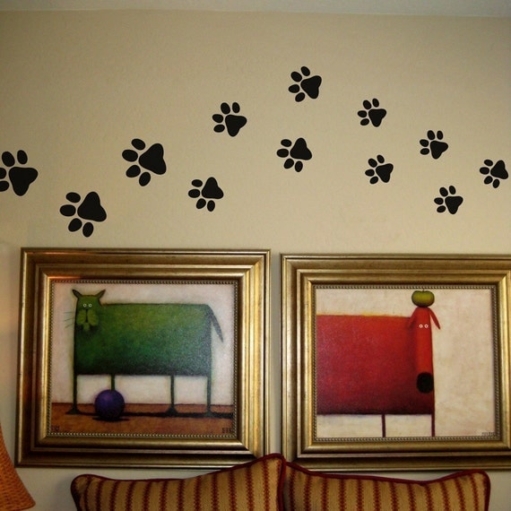 Paw Print Wall Decals