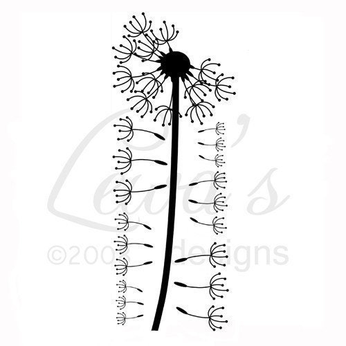 Dandelion Blowing in the Wind Wall Decal Extra Large