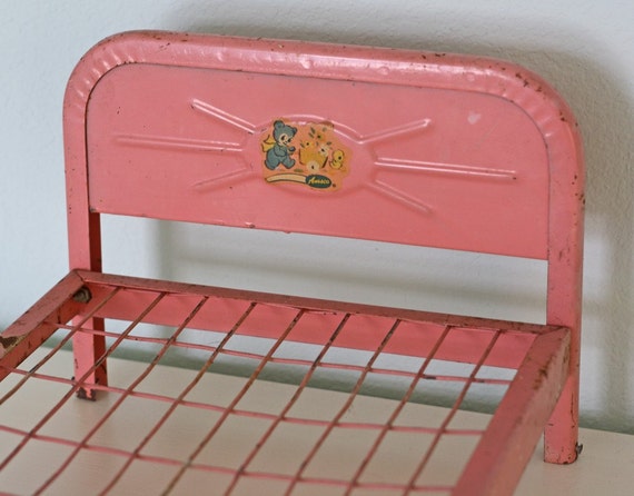 pink doll bed