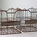 Vintage Dairy Crates, Set of 2