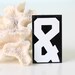 Vintage Little Ampersand Sign