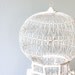 Reserved... Vintage Whimsical White Birdcage