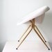 RESERVED Retro Mod White Chair