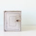 Vintage Lock Box Cabinet